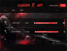 Tablet Screenshot of csarena.net